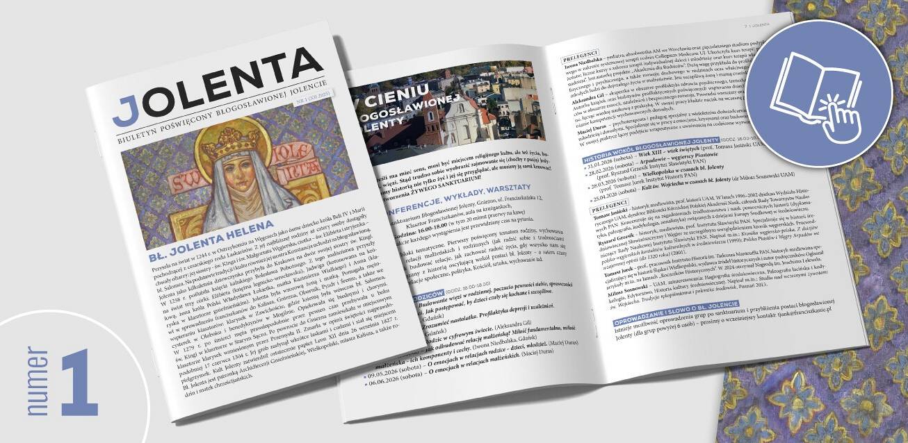 Grafika Biuletyn poświęcony bł. Jolencie